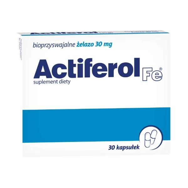 Actiferol Fe 30 mg, 30 kaps.