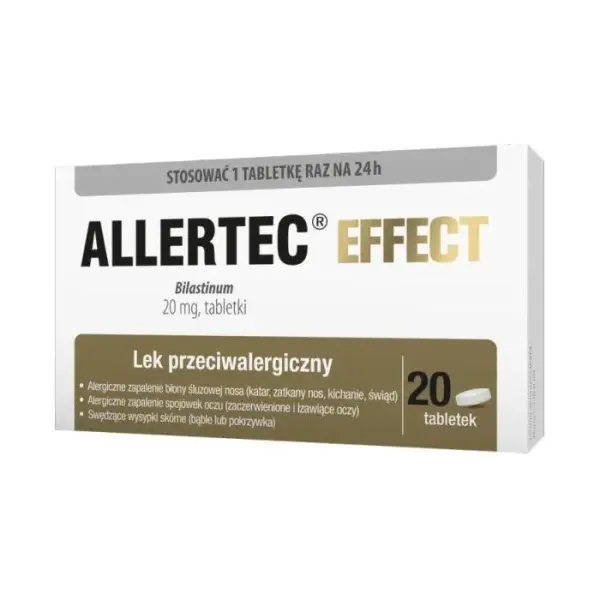 ALLERTEC  Effect 20 mg, 20 tabletek