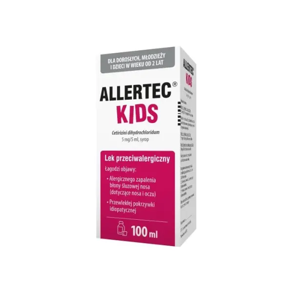 ALLERTEC KIDS syrop 5 mg/5ml, 100 ml