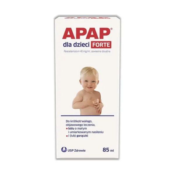 Apap dla dzieci Forte zawiesina doustna 85ml