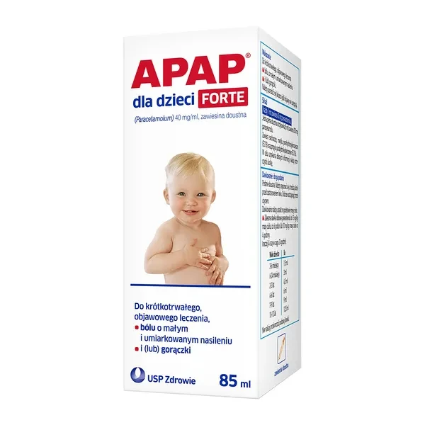 Apap dla dzieci Forte zawiesina doustna 85ml