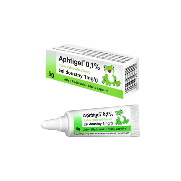 APHTIGEL 0,1% Żel do pielęgnacji jamy ustnej na afty 5g