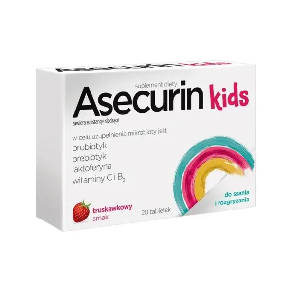 ASECURIN Kids tabletki do ssania, 20 sztuk
