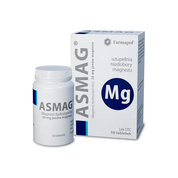 ASMAG 20 mg Mg2+, 50 tabletek