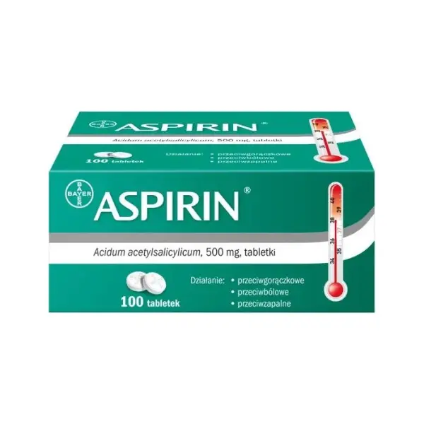 Aspirin 500 mg 100 tabletek