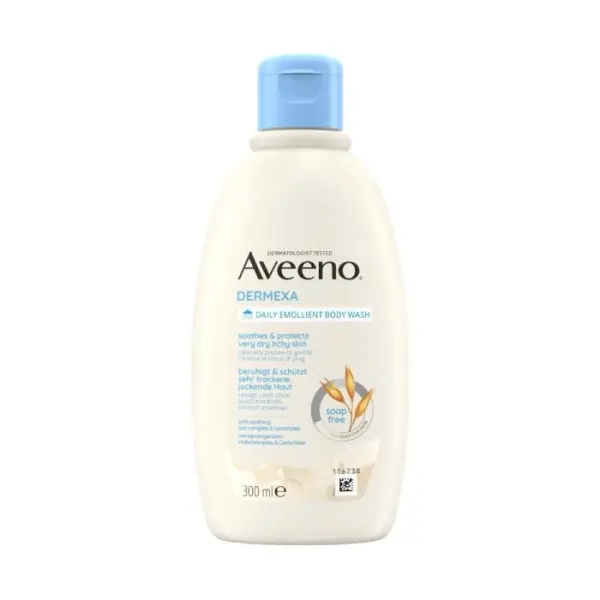 AVEENO Dermexa Żel do mycia ciała emolientowy, 300 ml