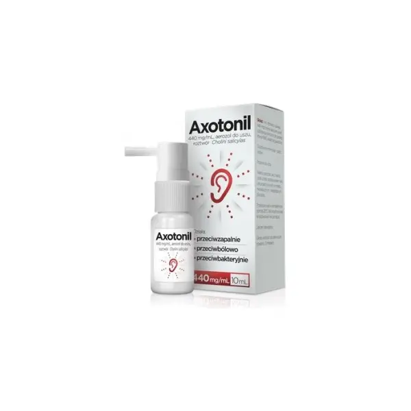 Axotonil aerozol do uszu 0,44g/ml 10ml
