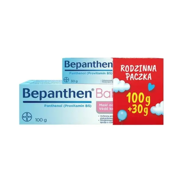 BEPANTHEN Baby Zestaw maść ochronna 100g + 30g