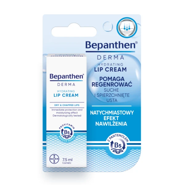 Bepanthen Derma Krem do ust nawilżająco ochronny, 7,5ml