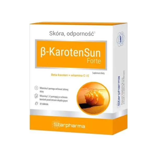 BETA-KAROTENSUN FORTE, 30 tabletek