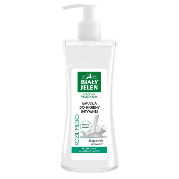 Biały Jeleń Emulsja do higieny intymnej nawilżająca kozie mleko, 265ml