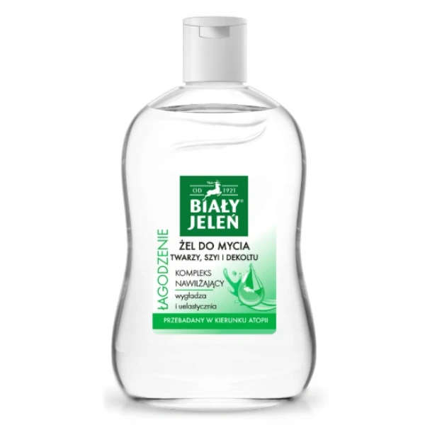 Biały Jeleń Łagodzenie Żel do mycia twarzy, szyi i dekoltu, 200 ml