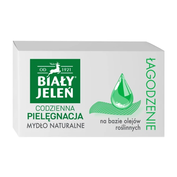 BIAŁY JELEŃ Mydło naturalne łagodzenie, 85g
