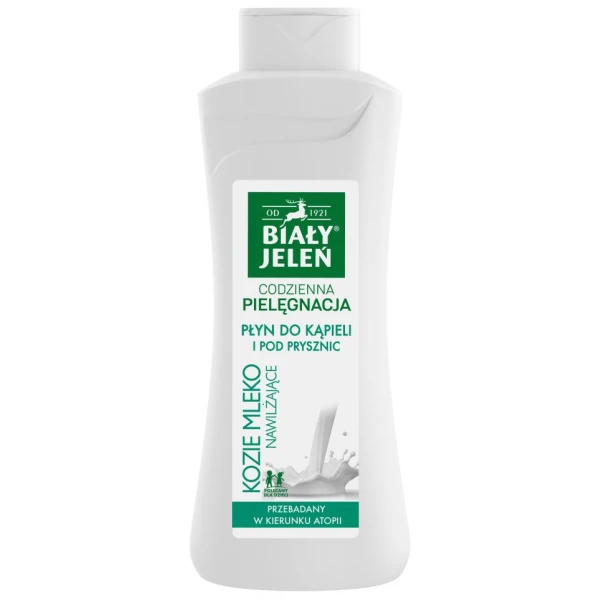 Biały Jeleń Płyn do kąpieli nawilżający hipoalergiczny kozie mleko, 750ml