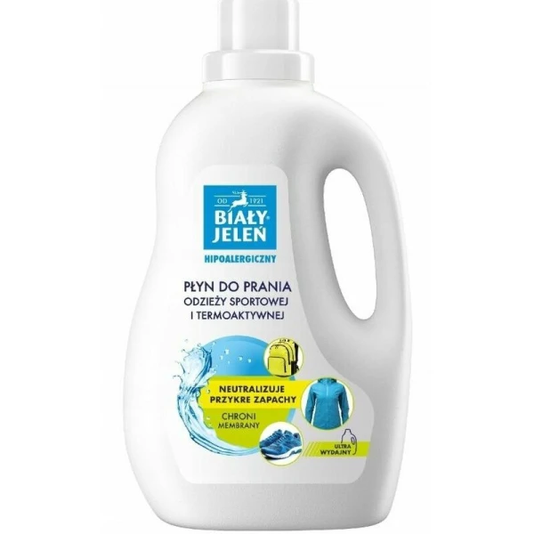 Biały Jeleń Płyn do prania odzieży sportowej i termoaktywnej 1,5l