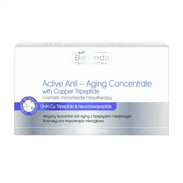 Bielenda Meso Med zestaw aktywnych koncentratów anti-aging z tripeptydem, 10x3ml