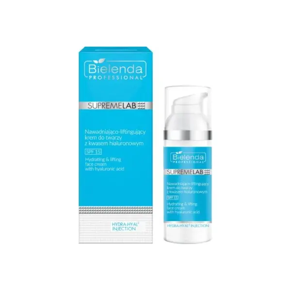 BIELENDA Nawadniająco-liftingujący Krem do twarzy z kwasem hialuronowym, 50 ml