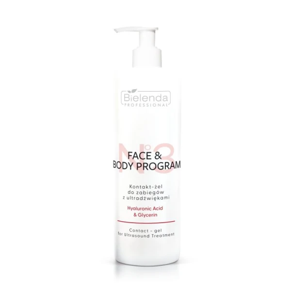 Bielenda Professional Kontakt-żel do zabiegów z ultradźwiękami, 500 g