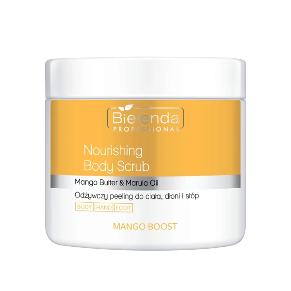 Bielenda Professional Mango Boost Peeling do ciała, dłoni i stóp odżywczy, 550g