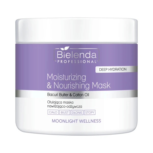 Bielenda Professional Moonlight Wellness Maska nawilżająco-odżywcza otulająca, 600 g