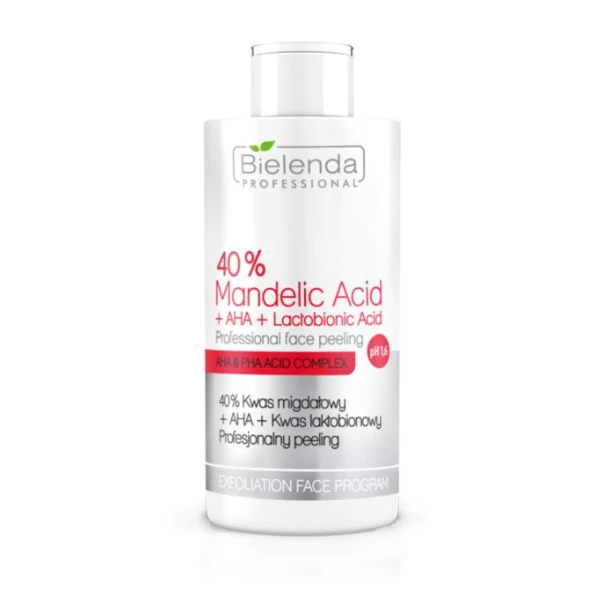 BIELENDA Professional Peeling 40% kwas migdałowy + AHA + kwas laktobionowy, 150 g