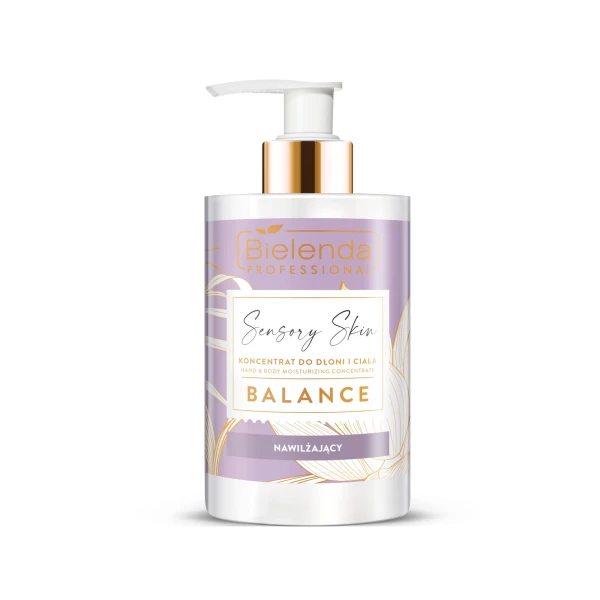 Bielenda Professional Sensory Skin Balance Koncentrat do dłoni i ciała nawilżający, 300 ml