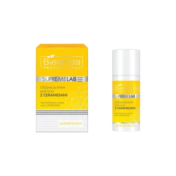 BIELENDA Professional Supremelab Barrier Renew Odżywczy krem pod oczy z ceramidami, 15 ml