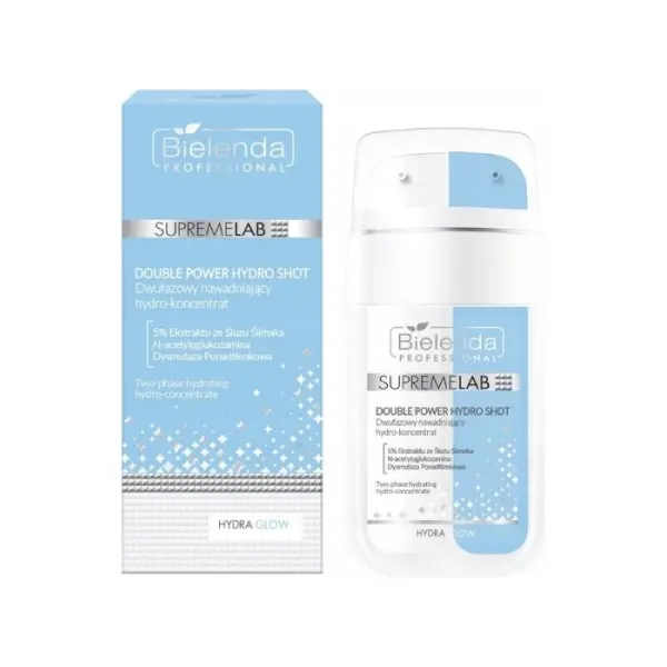 BIELENDA Professional SupremeLab Double Power Hydro Shot Hydro-koncentrat nawadniający dwufazowy, 30