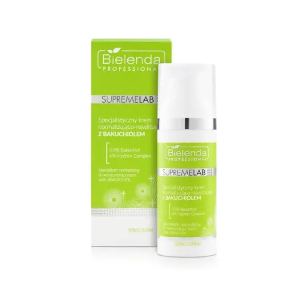 BIELENDA Professional SupremeLab Sebio Derm Krem normalizująco-nawilżający z bakuchiolem, 50 ml