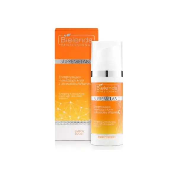 BIELENDA Supremelab Energetyzująco-nawilżający Krem z ultrastabilną Witaminą C, 50 ml
