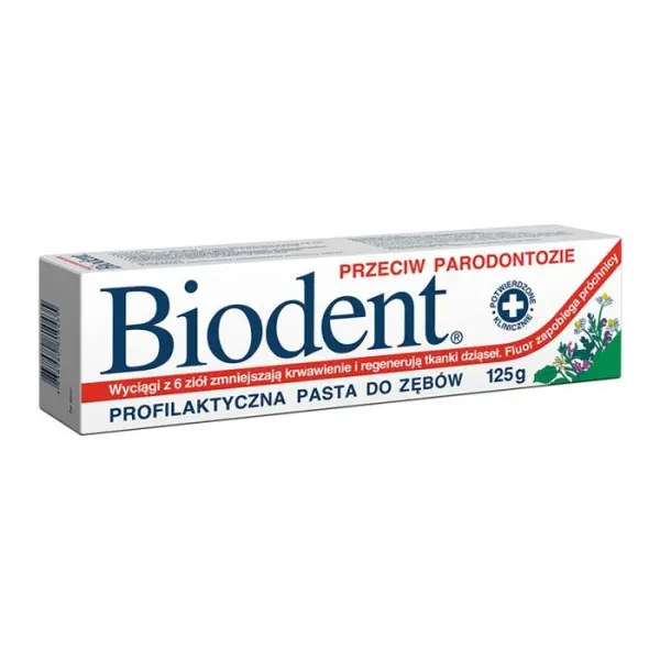 BIODENT Pasta przeciw paradontozie, 125 g