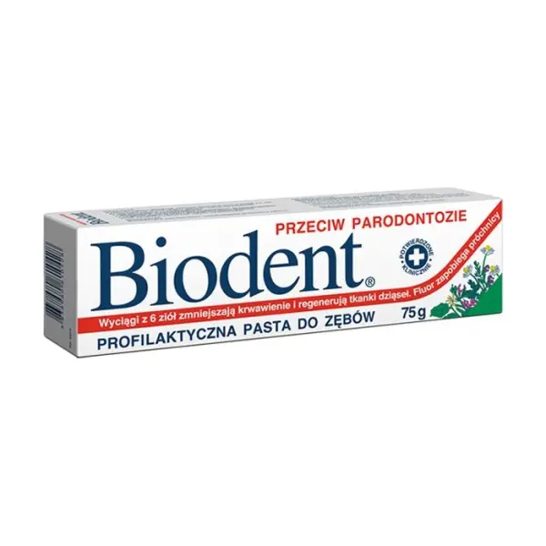 BIODENT Pasta przeciw paradontozie, 75 g