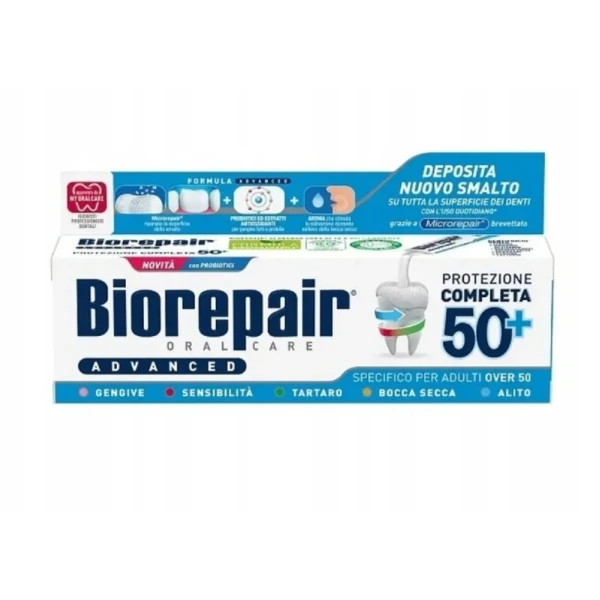 Biorepair Advanced Adulti pasta do zębów wrażliwych 50+, 75 ml