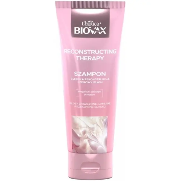 BIOVAX Glamour Recontructing Therapy Szampon do włosów, 200 ml
