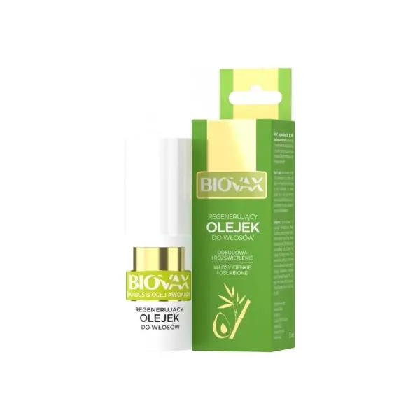 BIOVAX Olejek do włosów Bambus i Olej Avocado, 15 ml