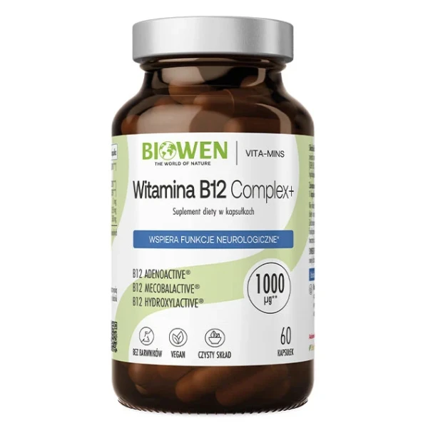 BIOWEN Witamina B12 Complex+, 60 kaps.