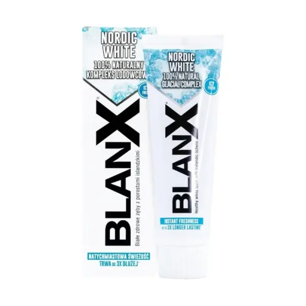 BLANX Nordic White pasta do zębów, 75 ml