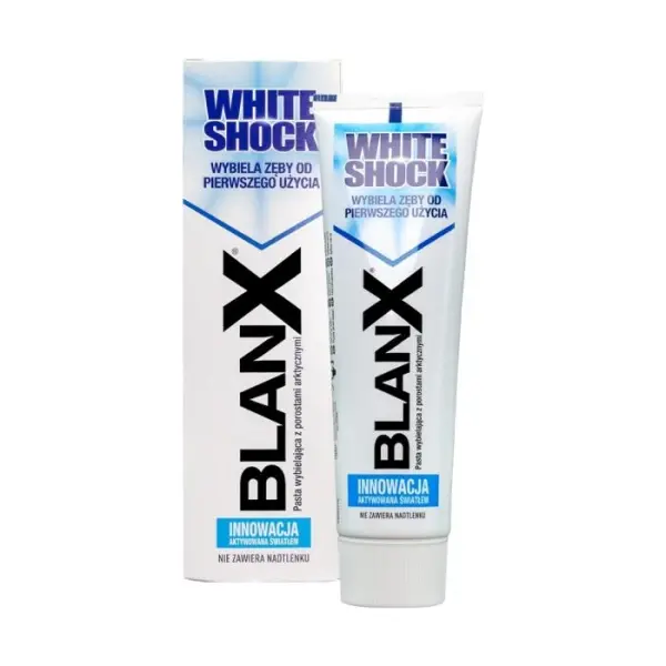 BLANX White Shock Pasta do mycia zębów natychmiastowa biel, 75 ml