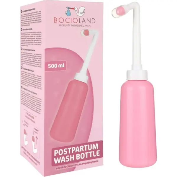 BOCIOLAND Butelka poporodowa do podmywania, 500 ml