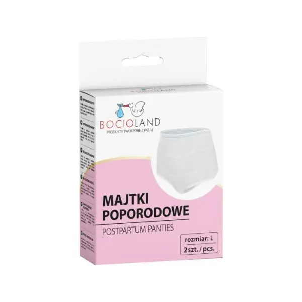BOCIOLAND Majtki poporodowe siateczkowe L, 2 sztuki