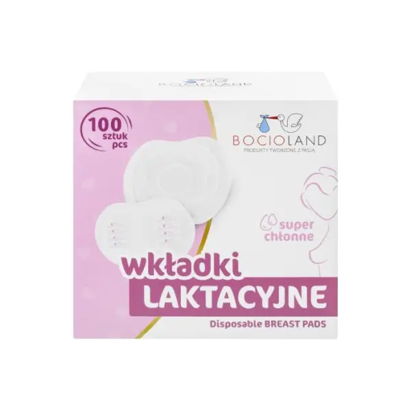 BOCIOLAND Wkładki laktacyjne mega paka, 100 sztuk