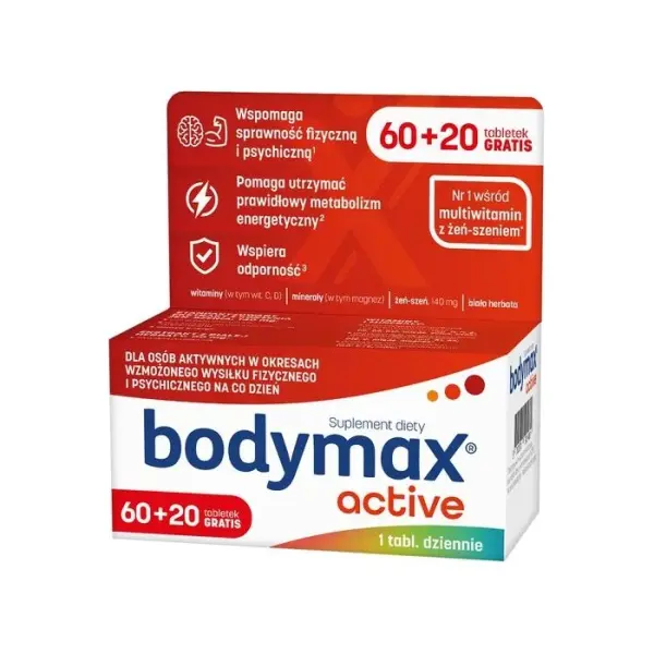 BODYMAX Active, 80 tabletek