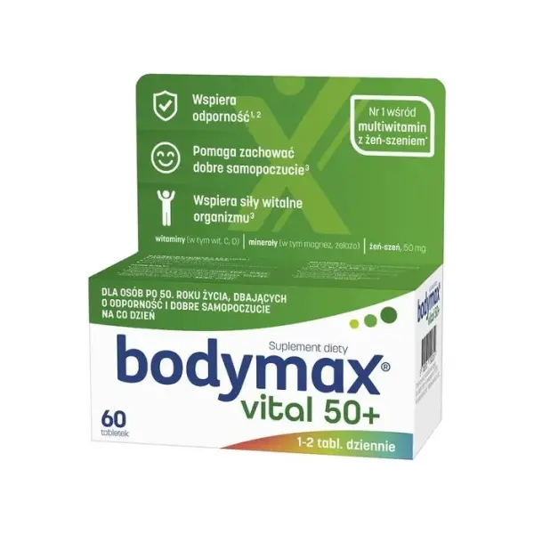 BODYMAX Vital 50+, 60 tabletek