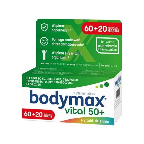 BODYMAX Vital, 80 tabletek