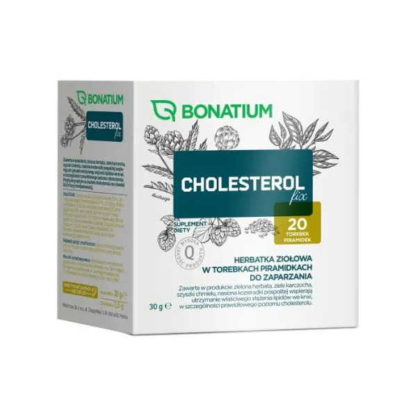 Bonatium Cholesterol fix herbatka ziołowa 20 torebek