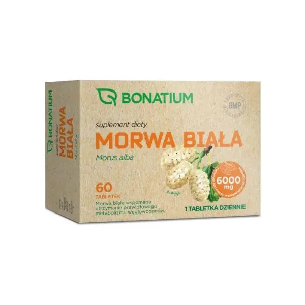 Bonatium Morwa biała 60 tabletek