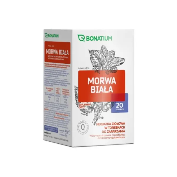 Bonatium Morwa biała herbatka ziołowa 20 torebek