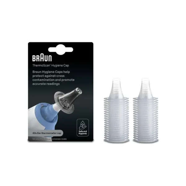 BRAUN kapturki do termometru LF40, 40 sztuk