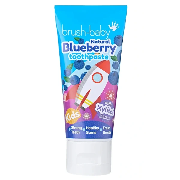 BRUSH-BABY pasta do zębów Rocket dla dzieci 3+ jagodowa, 50 ml
