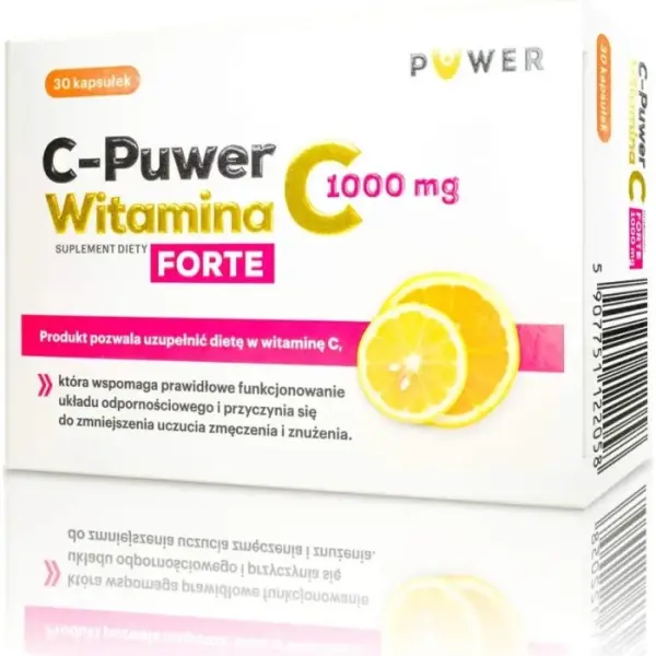 C-Puwer Witamina C Forte 1000mg 30 kapsułek